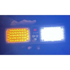 Xprite White & Yellow 86 LED Windshield SunShield High Intensity LED